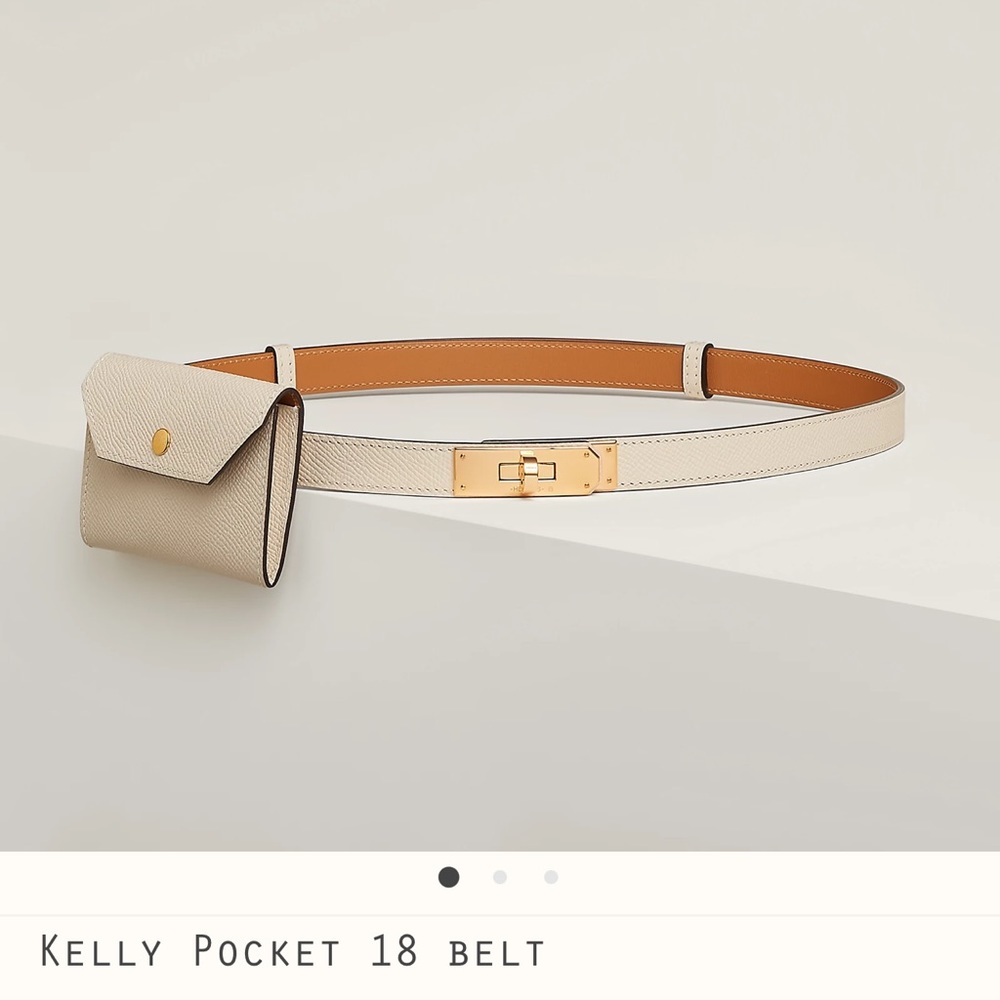 Hermes Kelly Belt with pouch